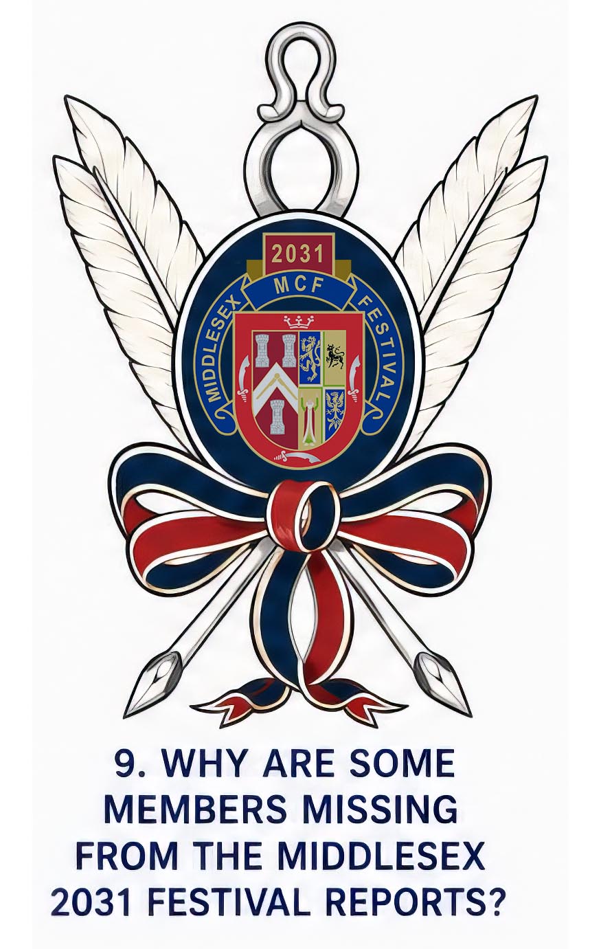 9. Why are some members missing from the Middlesex 2031 Festival reports?